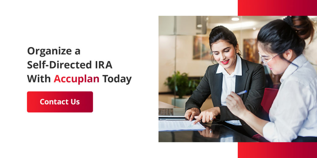 organize a self-directed IRA with Accuplan