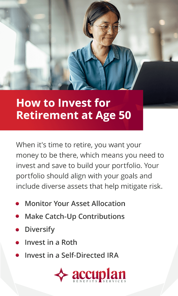 How to Invest for Retirement at Age 50
