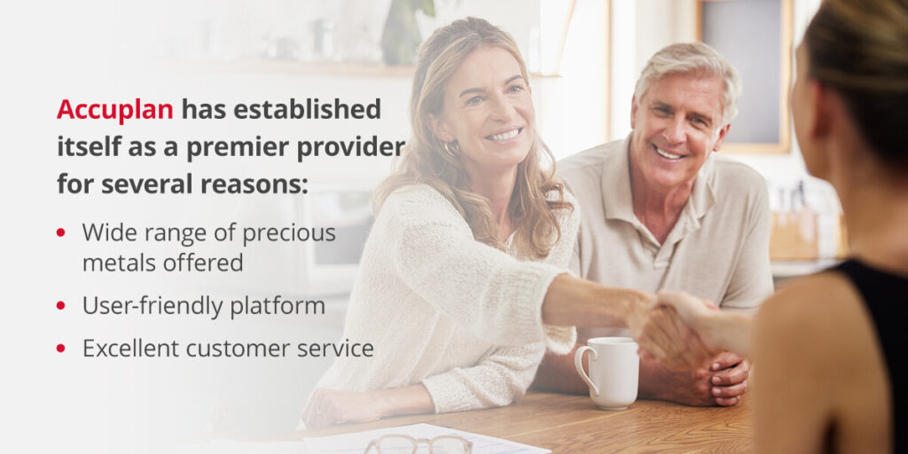 why Accuplan is the premier self-directed IRA precious metals provider