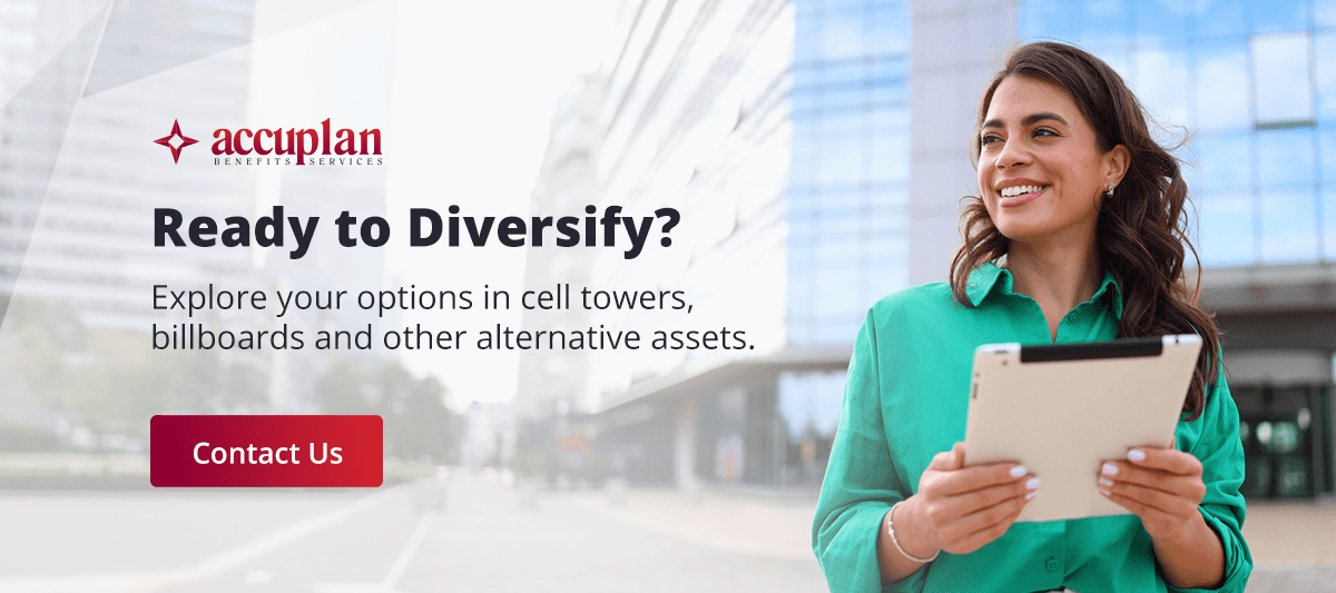 Call to action image that reads "Ready to Diversify?"